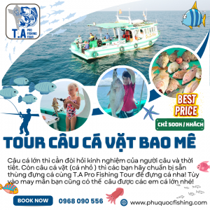 TOUR CÂU CÁ VẶT TẠI PHÚ QUỐC BAO MÊ