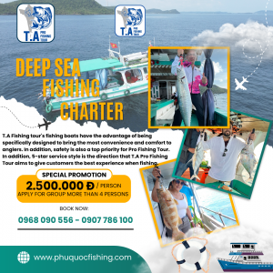 Deep sea fishing charter là gì?