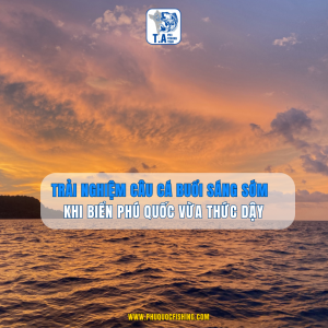 Trải nghiệm câu cá buổi sáng sớm – khi biển Phú Quốc vừa thức dậy